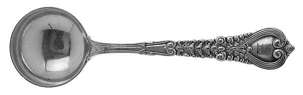 Florentine (Sterling, 1900) Round Bowl Soup Spoon (Bouillon)