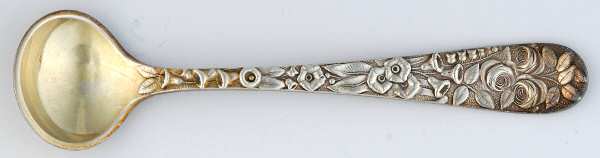 Floral (Silverplate, 1884) Master Salt Spoon