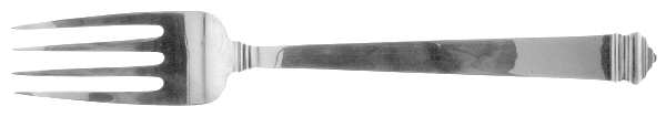 Hampton (Sterling, 1934, No Monograms) Solid Serving Fork