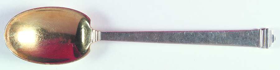 Hampton (Sterling, 1934, No Monograms) Solid Salad Serving Spoon