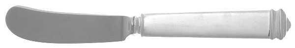 Hampton (Sterling, 1934, No Monograms) Butter Spreader Hollow Hdl-Paddle/Stainless Blade
