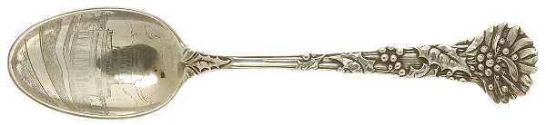 Holly (Sterling, 1895) Souvenir Spoon (Teaspoon)