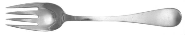 King William-Antique (Sterling, 1870) Individual Solid Fish Fork