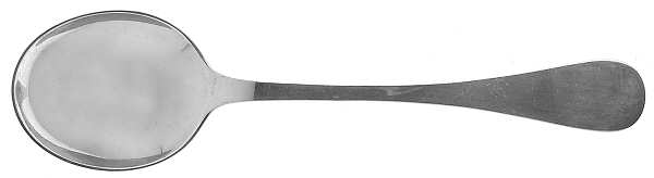 King William-Antique (Sterling, 1870) Round Bowl Soup Spoon (Cream Soup)