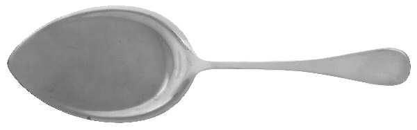 King William-Antique (Sterling, 1870) Large Solid Pie Knife