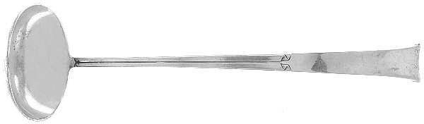 Linenfold (Sterling, 1956) Solid Piece Cream Ladle