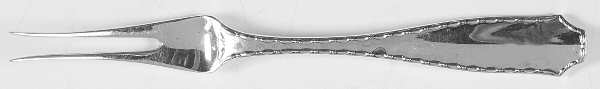 Marquise (Sterling, 1902, No Monograms) Individual Solid Fruit Fork