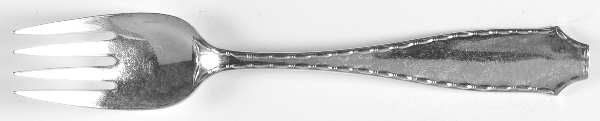 Marquise (Sterling, 1902, No Monograms) Individual Solid Fish Fork