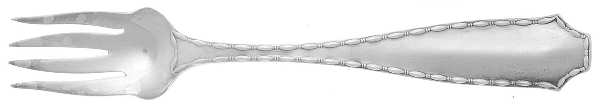 Marquise (Sterling, 1902, No Monograms) Individual Old Style Solid Fish Fork