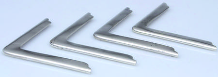 Sterling Hollowware Silver Corners for Desk Pad - Set of 4