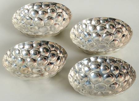 Sterling Hollowware Nut Dish - Set of 4