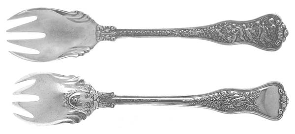 Olympian (Sterling, 1878, No Monograms) Old Style Ice Cream Fork