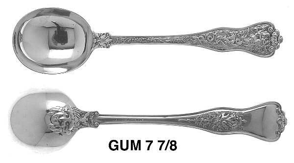 Olympian (Sterling, 1878, No Monograms) Round Bowl Soup Spoon (Gumbo)