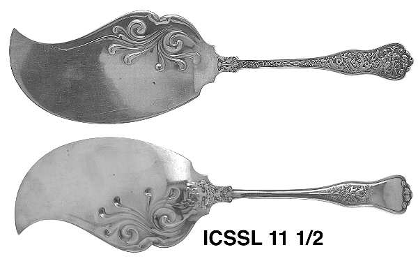 Olympian (Sterling, 1878, No Monograms) Large Solid Ice Cream Slicer