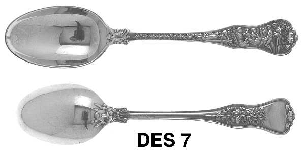 Olympian (Sterling, 1878, No Monograms) Dessert/Oval Soup Spoon