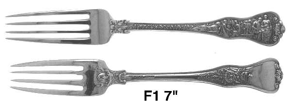 Olympian (Sterling, 1878, No Monograms) Fork
