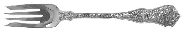 Olympian (Sterling, 1878, No Monograms) Individual Salad Fork