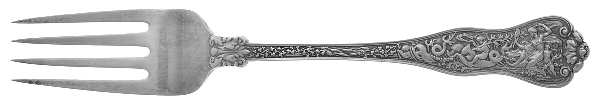 Olympian (Sterling, 1878, No Monograms) Solid Serving Fork