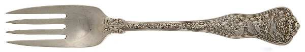 Olympian (Sterling, 1878, No Monograms) Pastry Fork