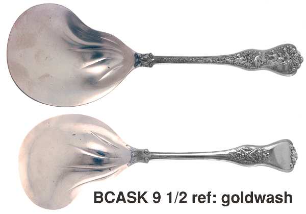 Olympian (Sterling, 1878, No Monograms) Berry Casserole Spoon w/Kidney Bowl