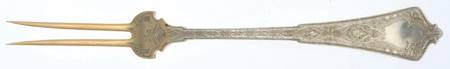Persian (Sterling, 1872) Individual Solid Fruit Fork