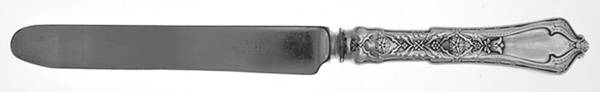 Persian (Sterling, 1872) Blunt Hollow Table Knife with Bolster