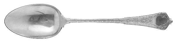 Persian (Sterling, 1872) Gravy Dressing Spoon Solid with Button Large