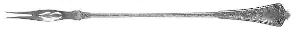 Persian (Sterling, 1872) Long Handle Olive Fork