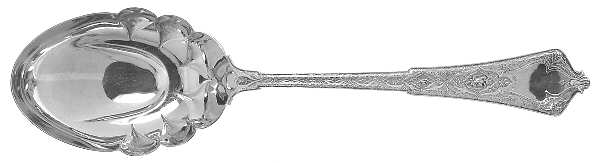 Persian (Sterling, 1872) Solid Salad Serving Spoon