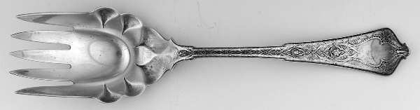 Persian (Sterling, 1872) Large Solid Fish Serving Fork