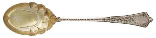 Persian (Sterling, 1872) Oversize Solid Salad Serving Spoon