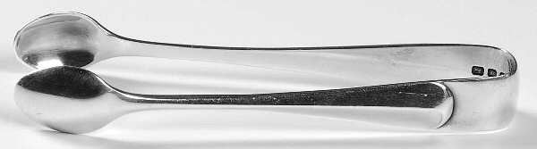 Rat Tail (Sterling, 1958) Small Sugar Tongs