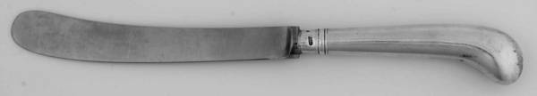 Rat Tail (Sterling, 1958) Old French Pistol Hollow Knife