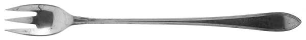 Reeded Edge (Sterling, 1937, No Monograms) Cocktail/Seafood Fork