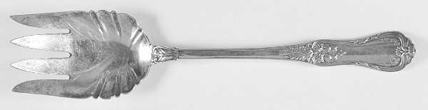 Regent (Silverplate, 1884, No Monograms) Solid Salad Serving Fork