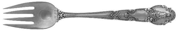 Renaissance (Sterling, 1905) Individual Solid Fish Fork by Tiffany & CO SILVER