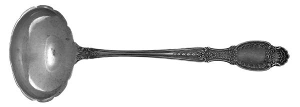 Richelieu (Sterling, 1892, No Monograms) Solid Soup Ladle