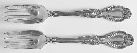 Richelieu (Sterling, 1892, No Monograms) Individual Salad Fork