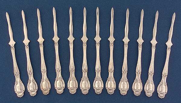 Richelieu (Sterling, 1892, No Monograms) (Set of 12) Nut Pick