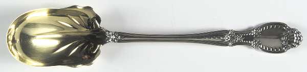 Richelieu (Sterling, 1892, No Monograms) Solid Salad Serving Spoon