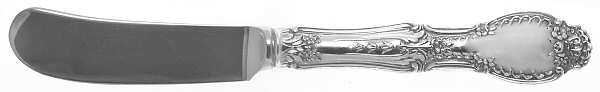 Richelieu (Sterling, 1892, No Monograms) Butter Spreader Hollow Hdl-Paddle/Stainless Blade