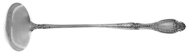 Richelieu (Sterling, 1892, No Monograms) Long Cream Ladle with Plain Round Bowl