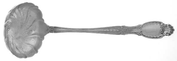 Richelieu (Sterling, 1892, No Monograms) Solid Oyster Ladle with Fluted Bowl