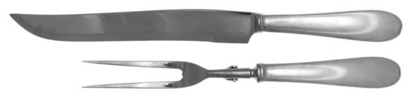 Salem (Sterling, 1956) Large 2-Piece Roast Carving Set w/Stainless Blade