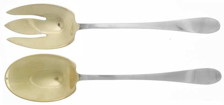Salem (Sterling, 1956) Solid Oversized Serving Salad Set