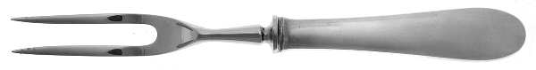 Salem (Sterling, 1956) Small Steak Carving Fork with Stainless Prongs