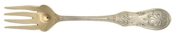 Saratoga (Sterling, 1870, No Monograms) Individual Old Style Solid Fish Fork
