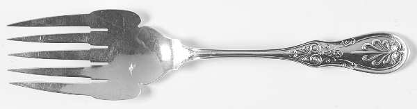 Saratoga (Sterling, 1870, No Monograms) Large Solid Fish Serving Fork