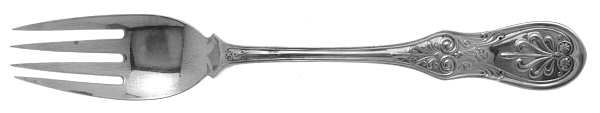 Saratoga (Sterling, 1870, No Monograms) Individual Solid Fish Fork