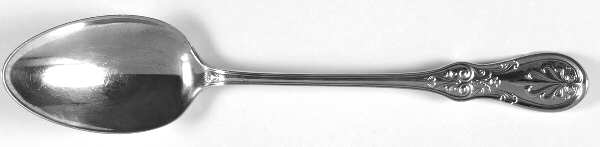 Saratoga (Sterling, 1870, No Monograms) Gravy Dressing Spoon Solid with Button Large
